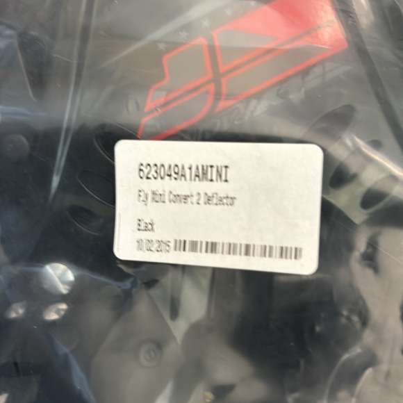 YOUTH Fly Racing Mini Convertible II Roost Guard Black - Picture 4 of 5